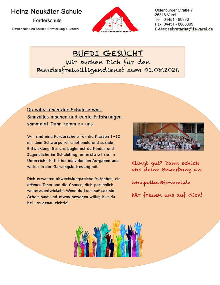 Bufti-Ausschreibung 2026